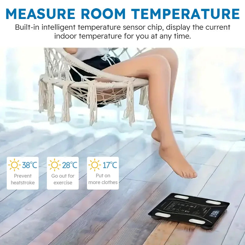 Smart Body Scale Wireless Weight Scale Body Composition Analyzer
