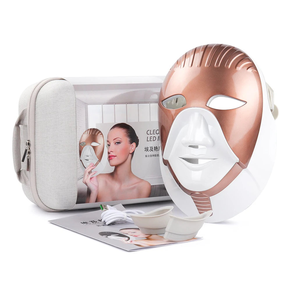 LED Face Neck Mask Skin Rejuvenation Repair
