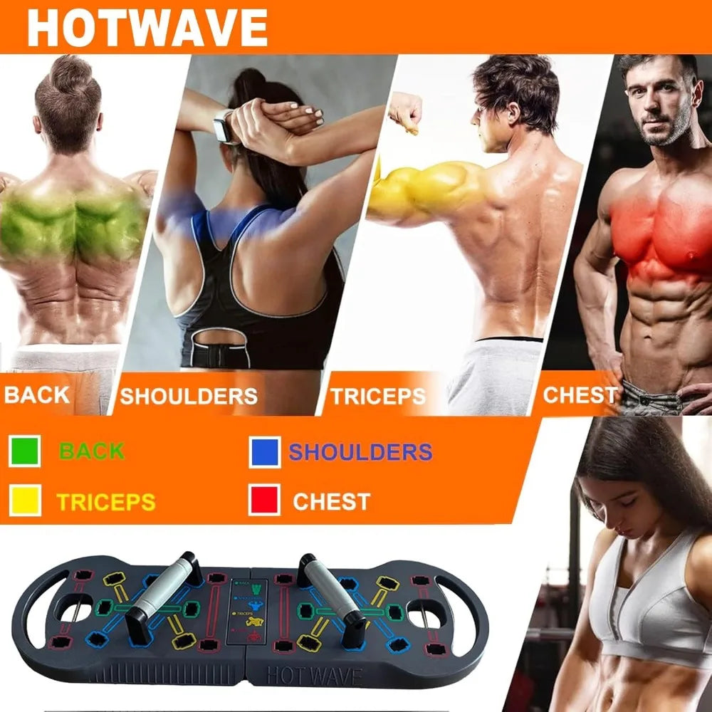 Portable Exercise Equipment with 16 Gym Accessories.