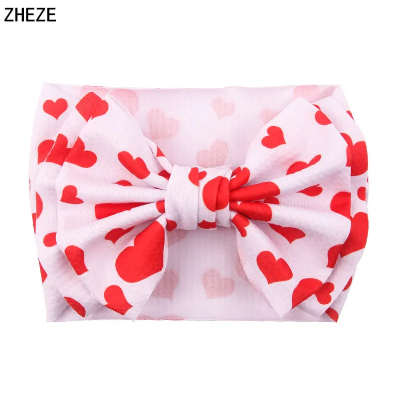 Big Double Layer Hair Bow Headband For Baby Girls