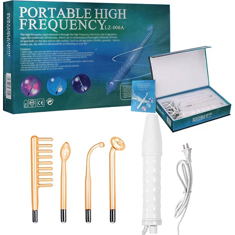 4-in-1 Facial Skin Care stick, High Frequency Facial Massager
