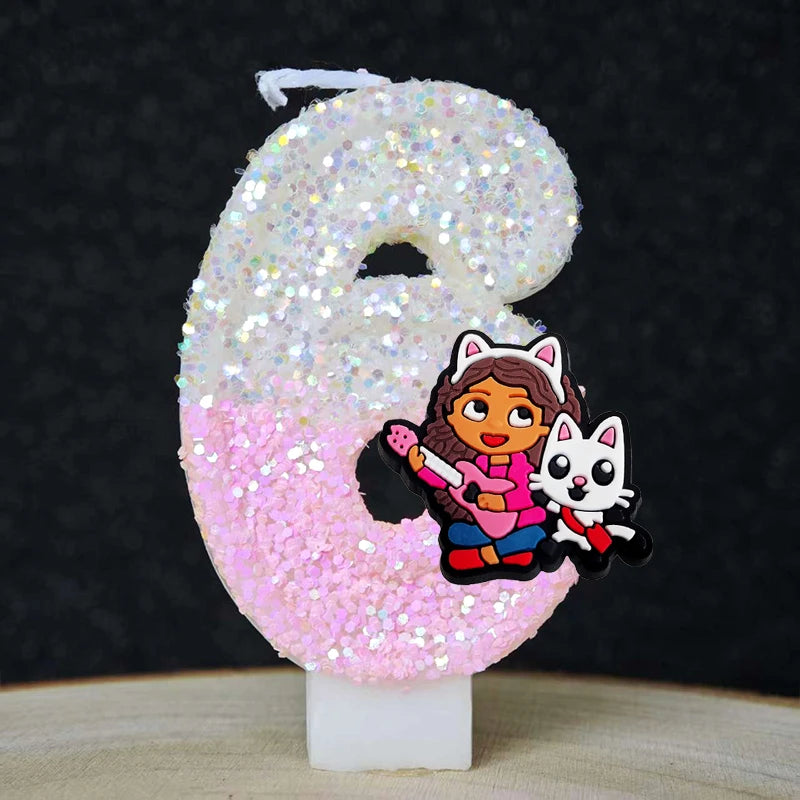Gabby's Dollhouse Candle Numbers.