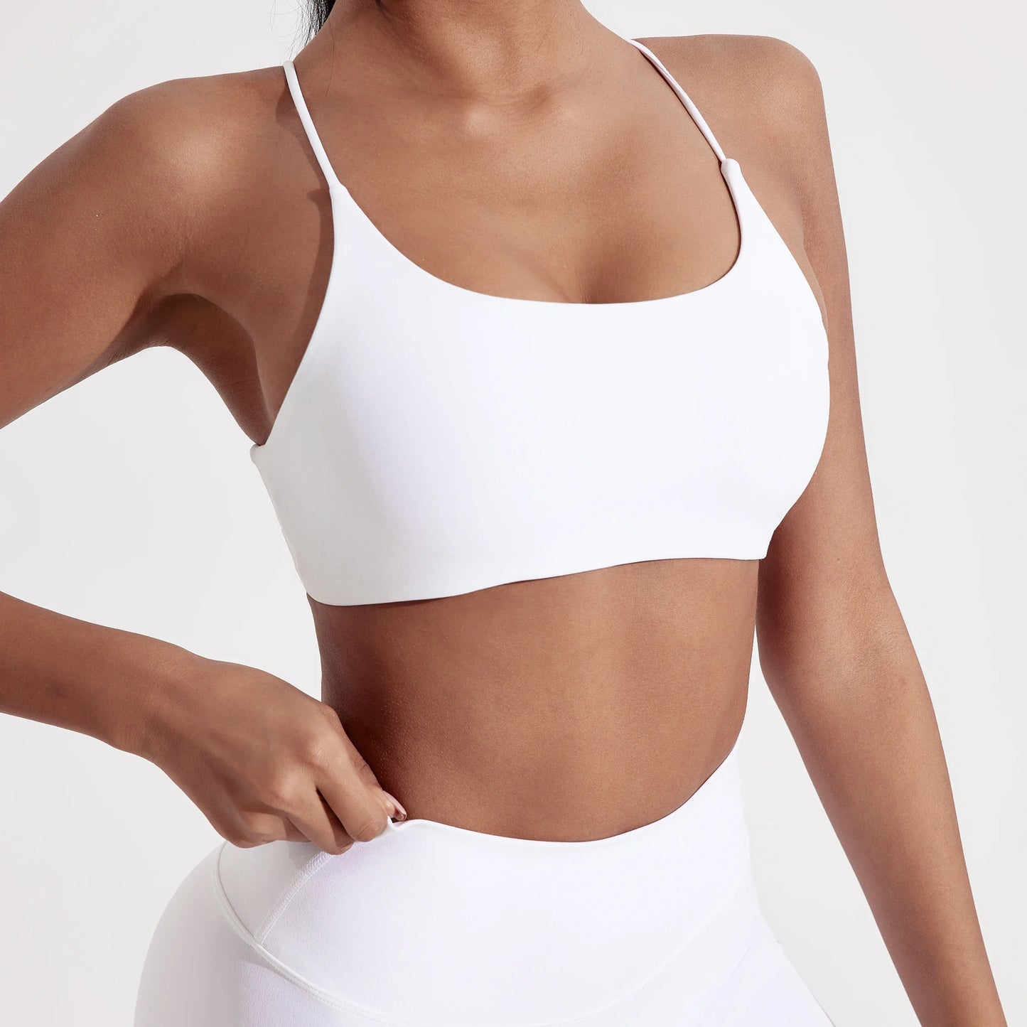 Cross Back Women Fitness Sports Bra.