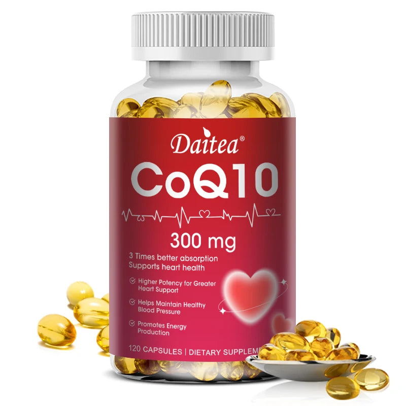 CoQ10 300mg Super 3x Absorption, Antioxidant, Heart Health and Energy