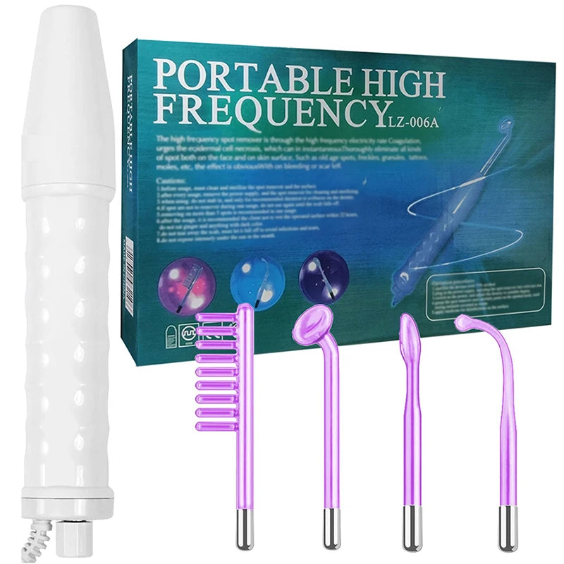 4-in-1 Facial Skin Care stick, High Frequency Facial Massager