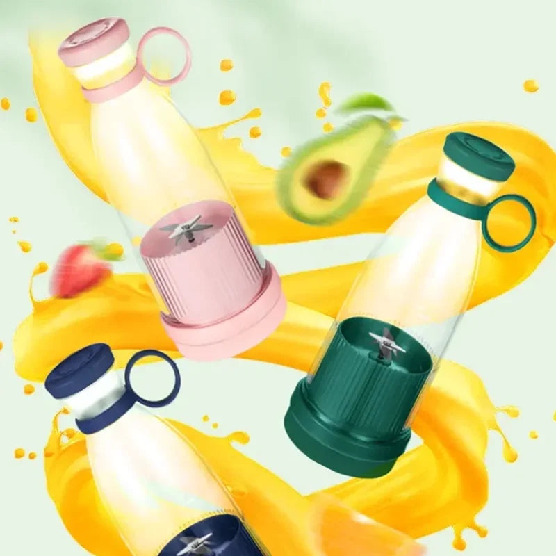 Electric Juicer Cup Milkshake Fruit Milk Mini Fresh Juice Blender