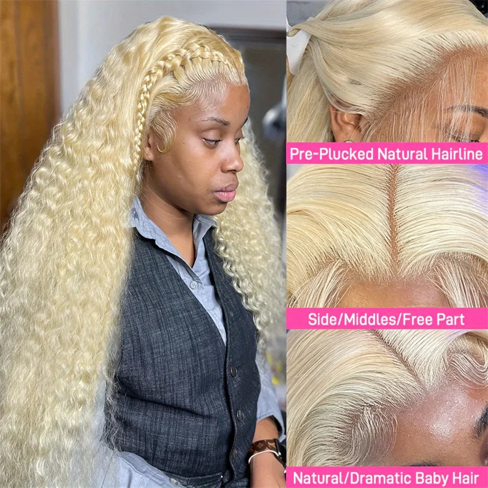 Honey Blonde HD Lace Frontal Wig.