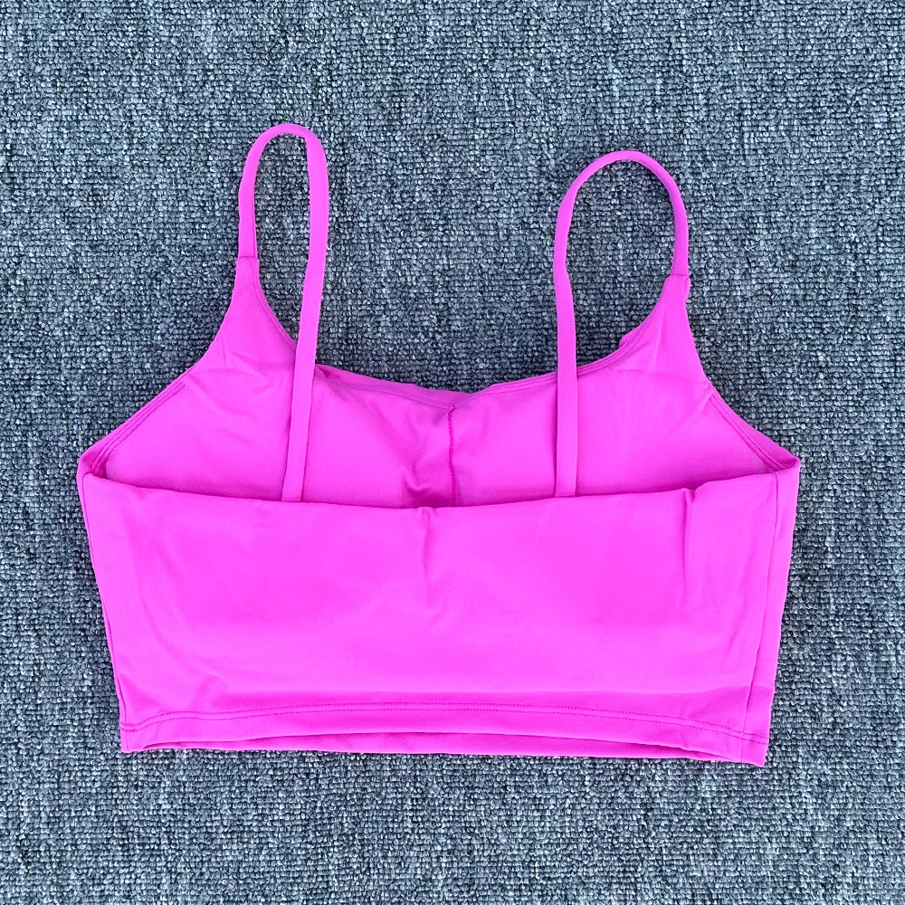 Women Breathable Sports Bra Absorb Sweat Shockproof Padded 