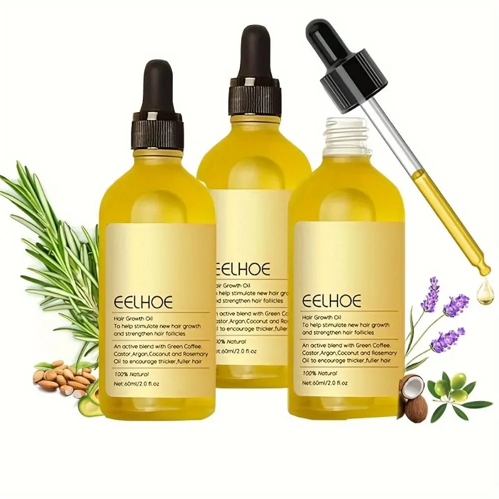 Dense Hair Essential Oil fore Damage and Hair Loss