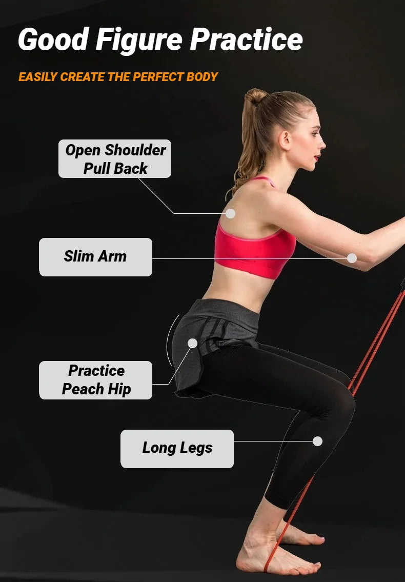 Multi-level workout resistance bands for men and woman