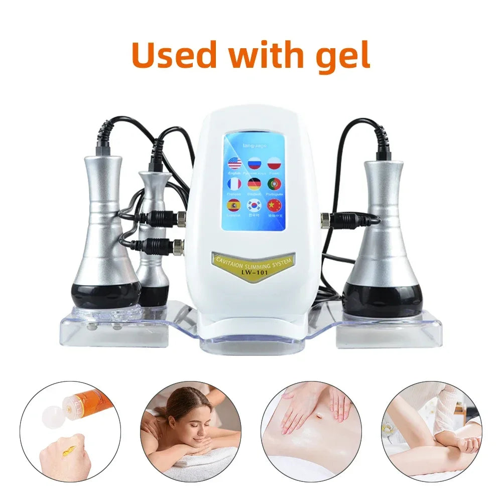 3-in-1 Vacuum 40K Slimming Cavitation Machine