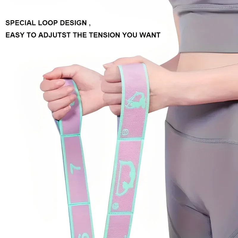 Yoga Stretching Belt Resistance Bands Fitness Sport