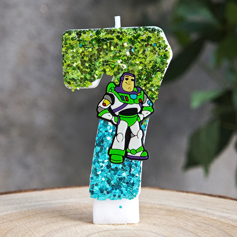 Toy Story Buzz Lightyear Candles.