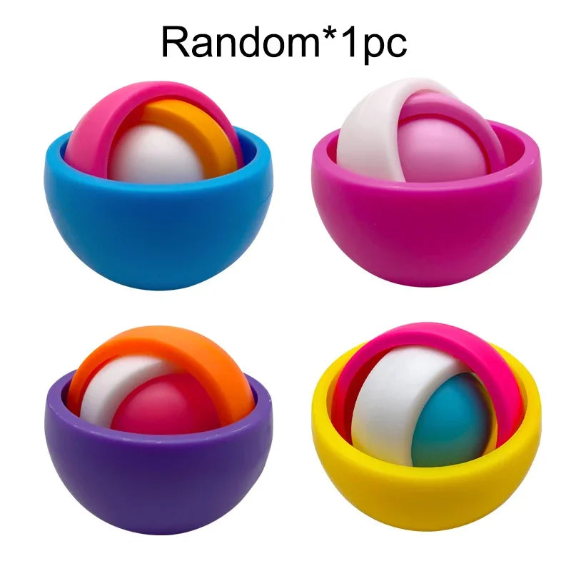 3D Rotation Ball Fidget Sensory Hand Fidget Spinner
