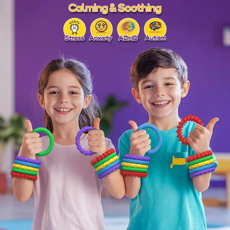 Fidget Bracelets Educational Silicone Calming Sensory Toy
