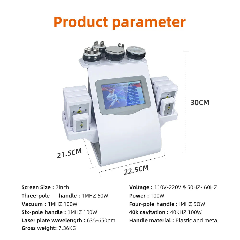 6-in-1 Professional weight loss machine