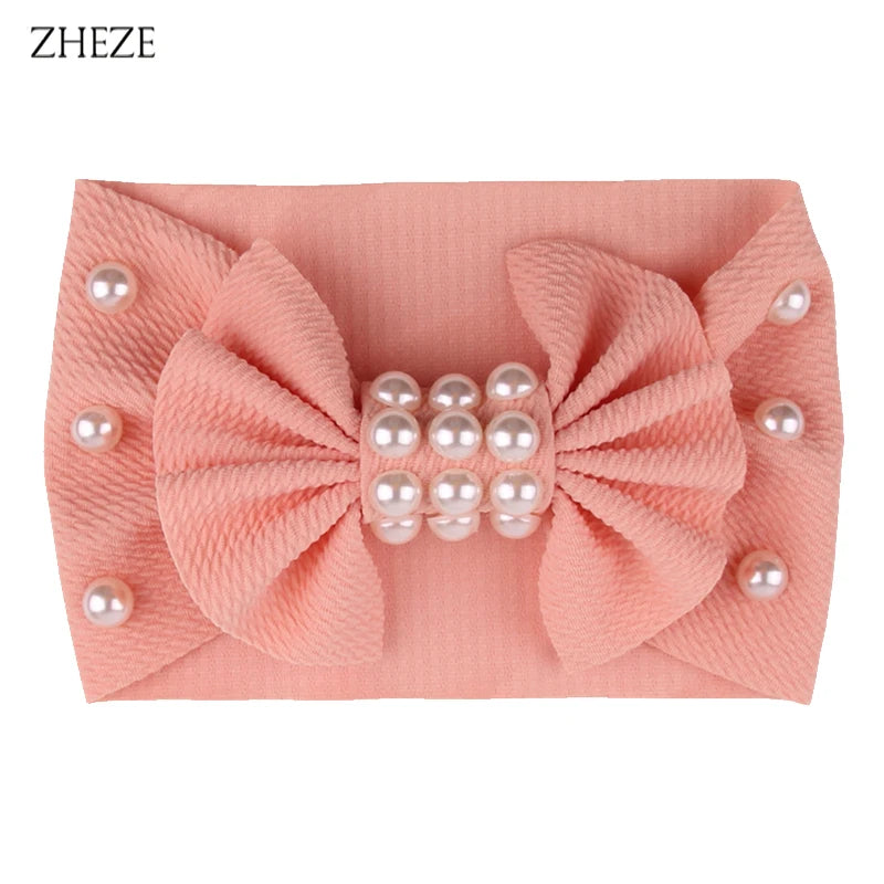 Big Double Layer Hair Bow Headband For Baby Girls