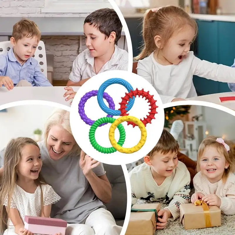 Fidget Bracelets Educational Silicone Calming Sensory Toy