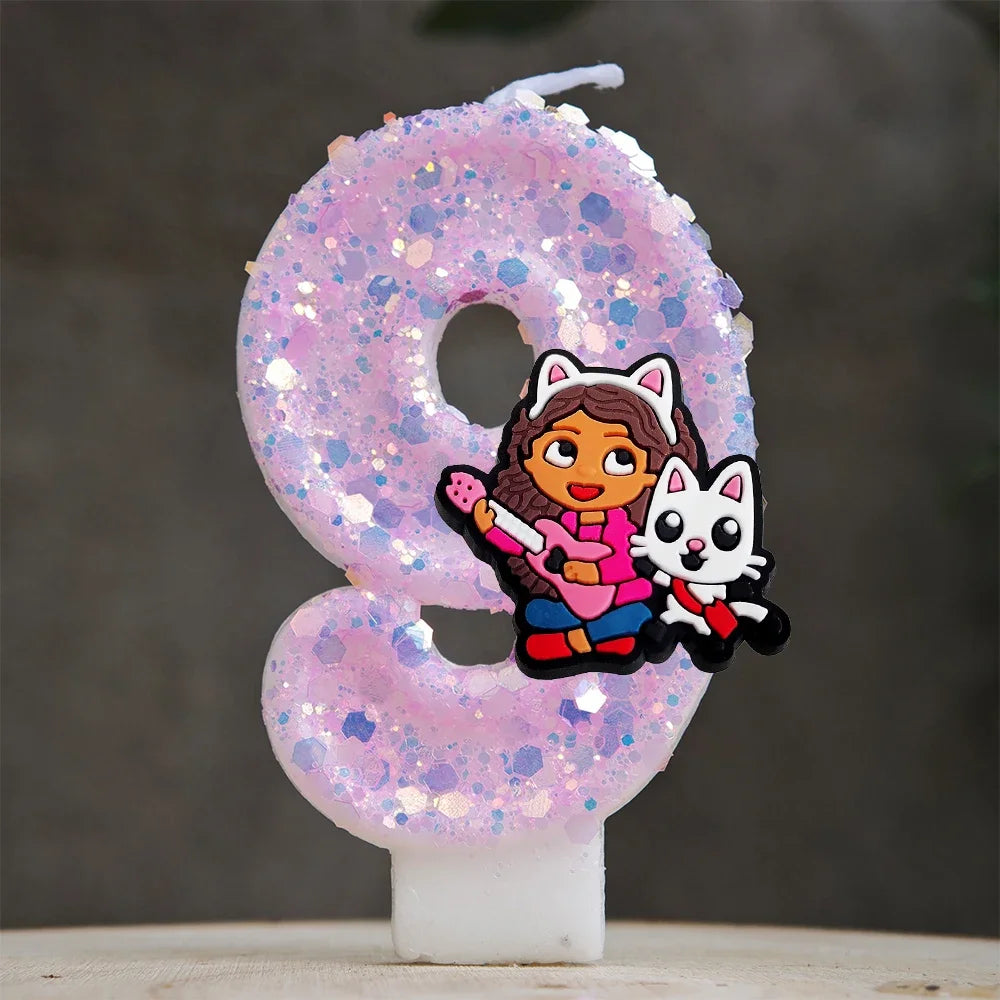 Gabby's Dollhouse Candle Numbers.