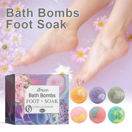 Fragrance Foot Soak Bath Bombs Stress Relief Exfoliating Feet Repair