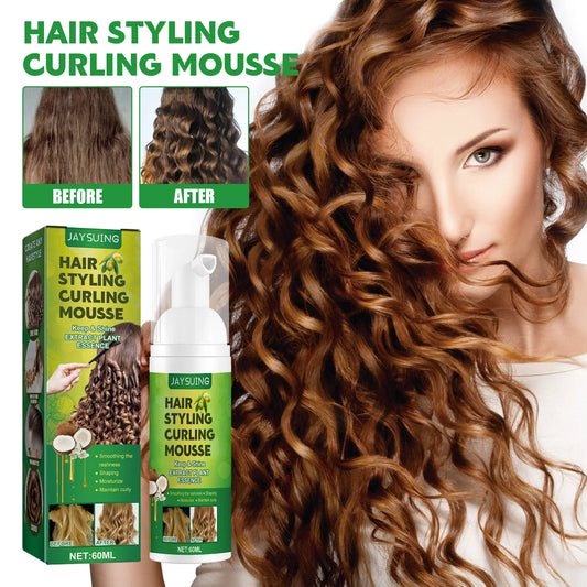 Fluffy Curly Hair Styling Mousse Hydrating Moisturizing