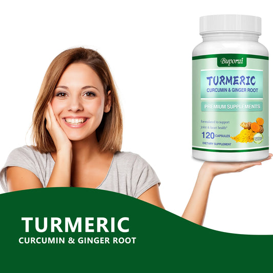 Turmeric Curcumin + Ginger Root - with Curcumin.