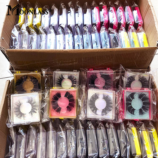 3/5/10/12 Pairs Eyelashes Box. Supplies Bulk Items.