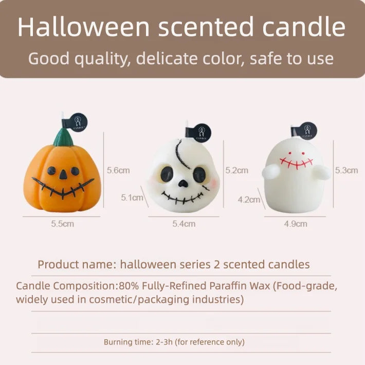 Halloween Scented Candles.