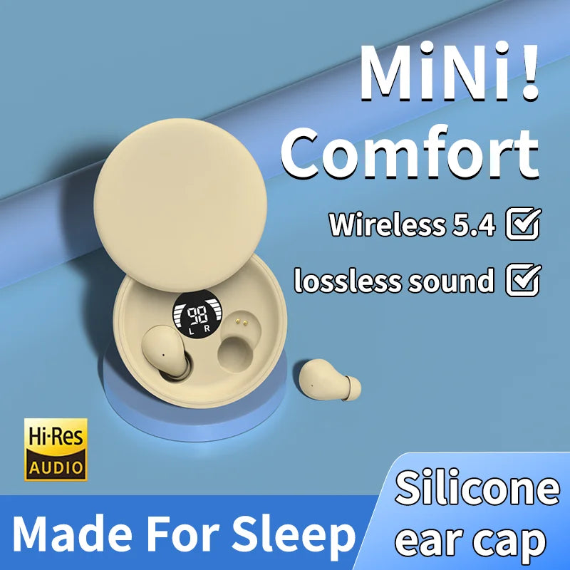 Wireless sleeping Noise canceling earbuds.