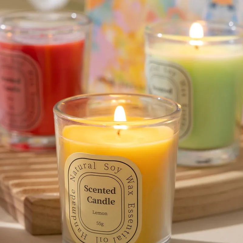 Scented Multi-Color Candle for Home.