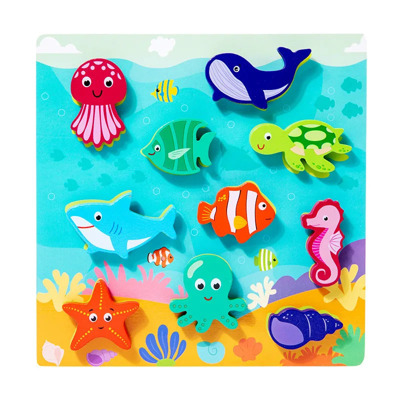 Children's 3D Puzzle Early Education.