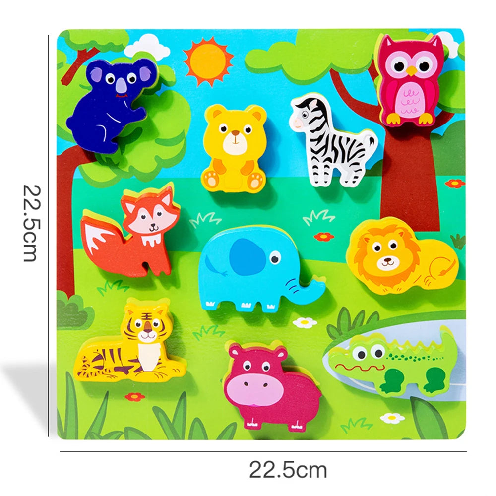 Children's 3D Puzzle Early Education.