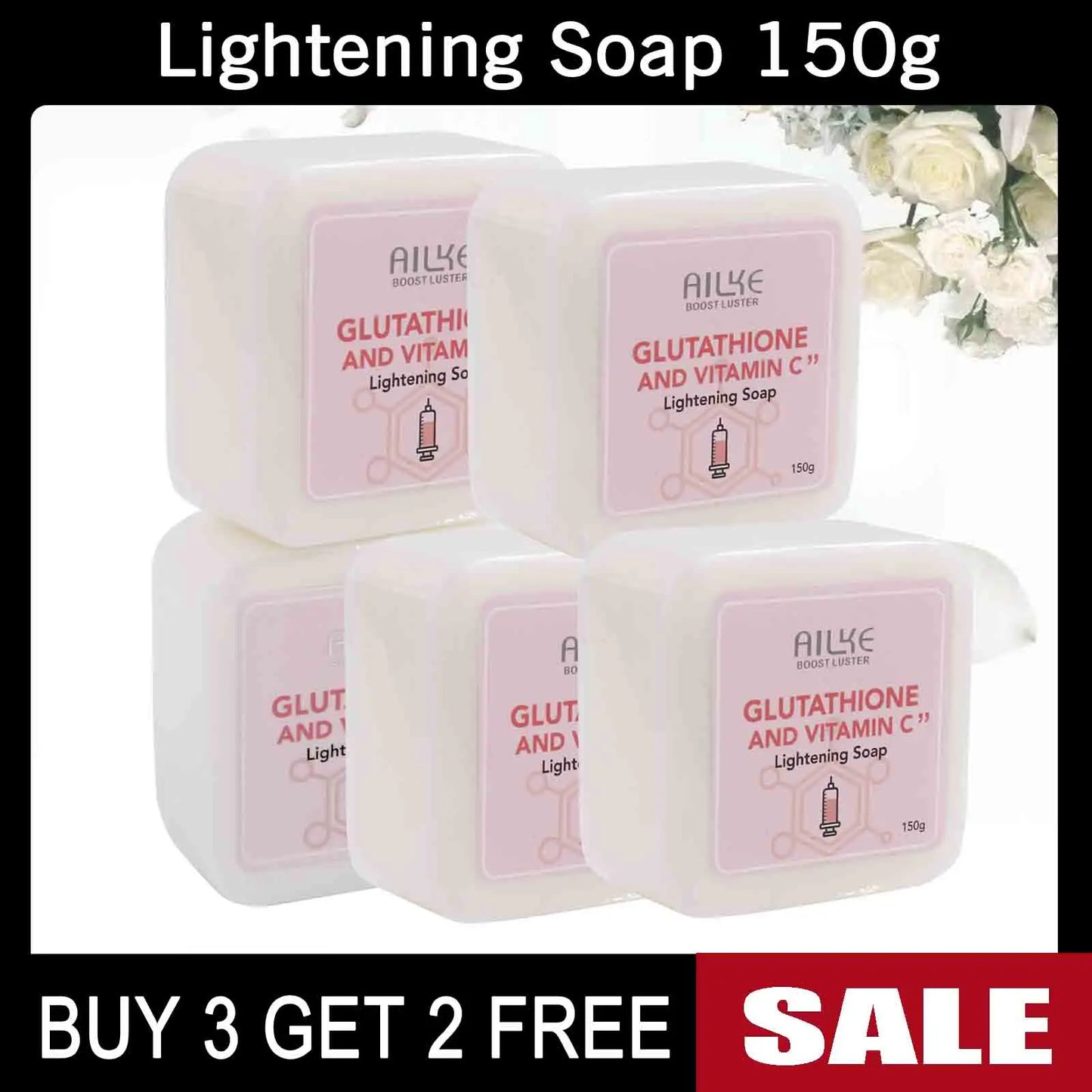 AILKE Glutathion and Vitamin C Whitening Set.