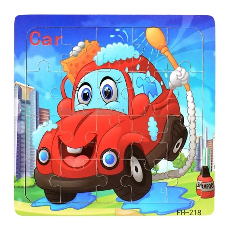 20pcs Wooden Educational Jigsaw Puzzle