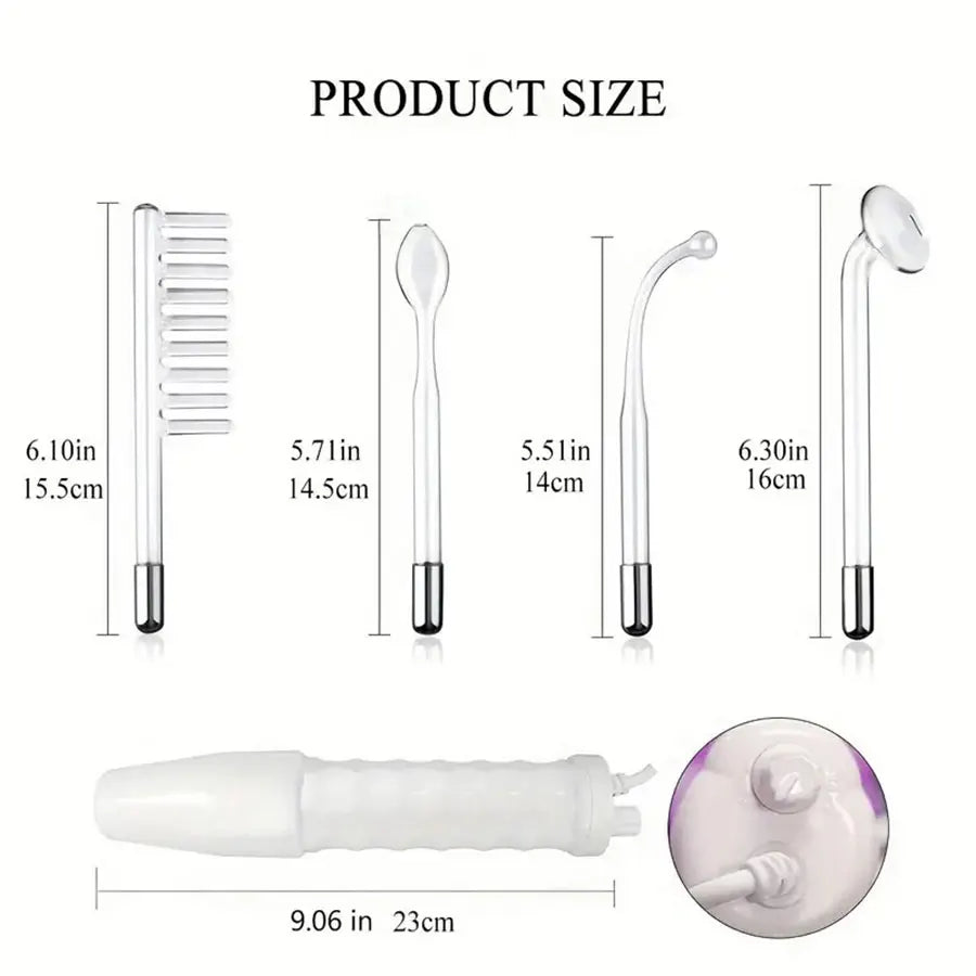 4-in-1 Facial Skin Care stick, High Frequency Facial Massager