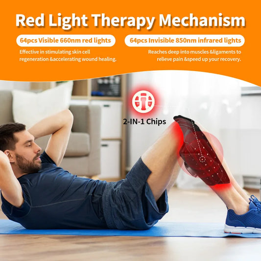Ankle Red Light Therapy Massage Belt