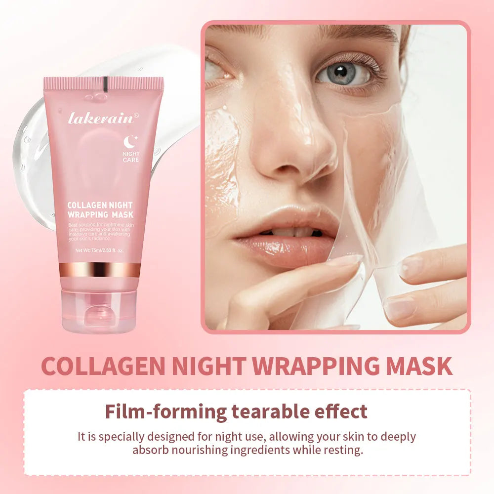 Lakerain Collagen Night Wrapping Mask.