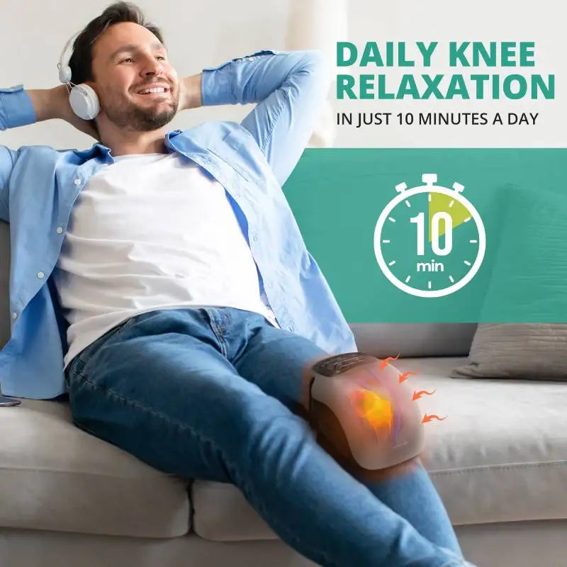 Cordless Knee Massager with Heat.