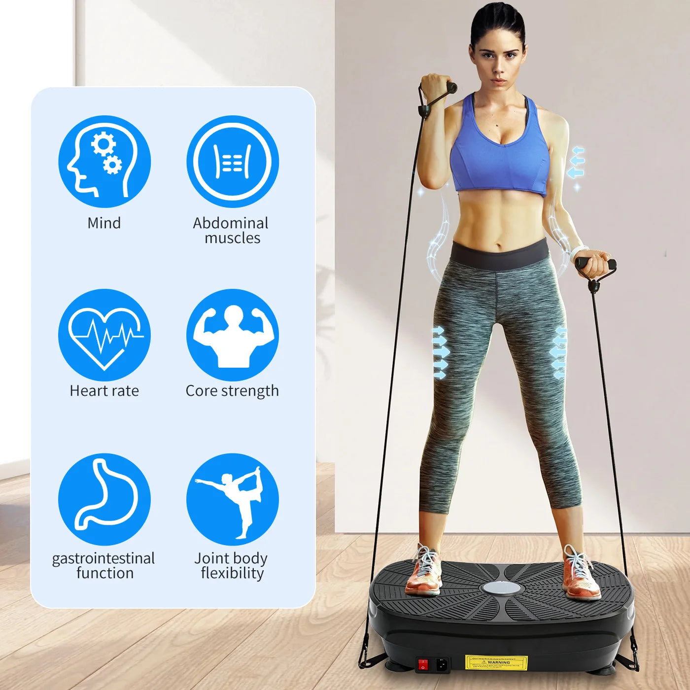 Vibration Plate Machine Whole Body Workout