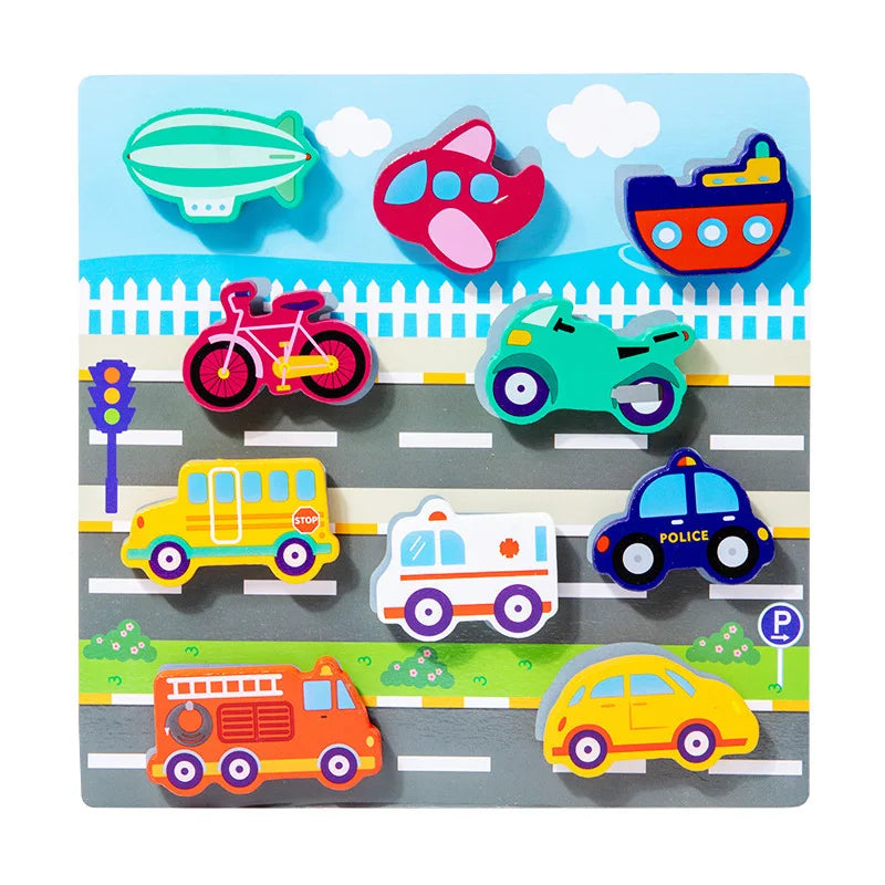 Children's 3D Puzzle Early Education.