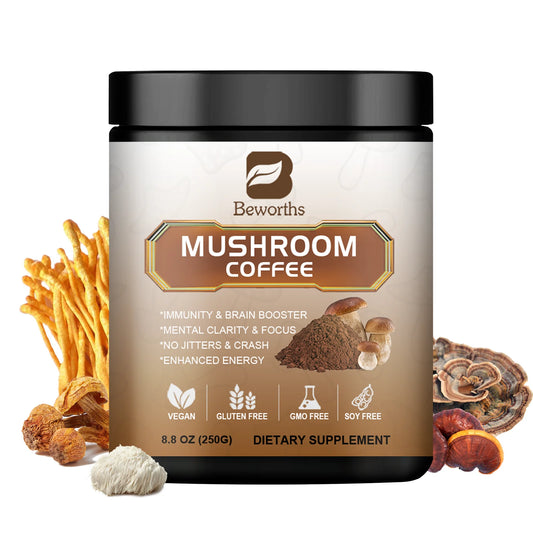Mushroom Coffee 10 Mushroom Extract - for energy and immune support