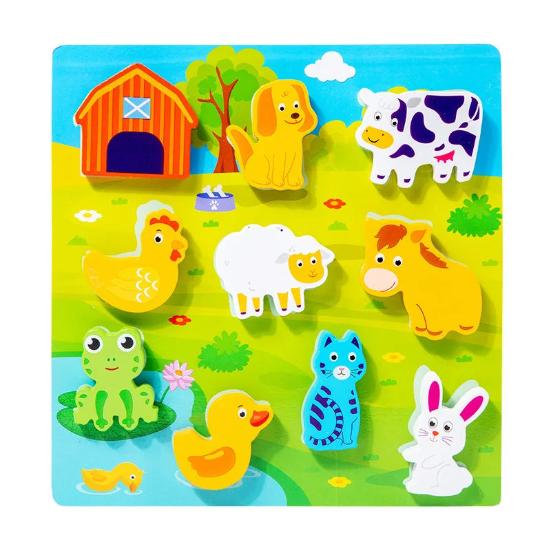 Children's 3D Puzzle Early Education.