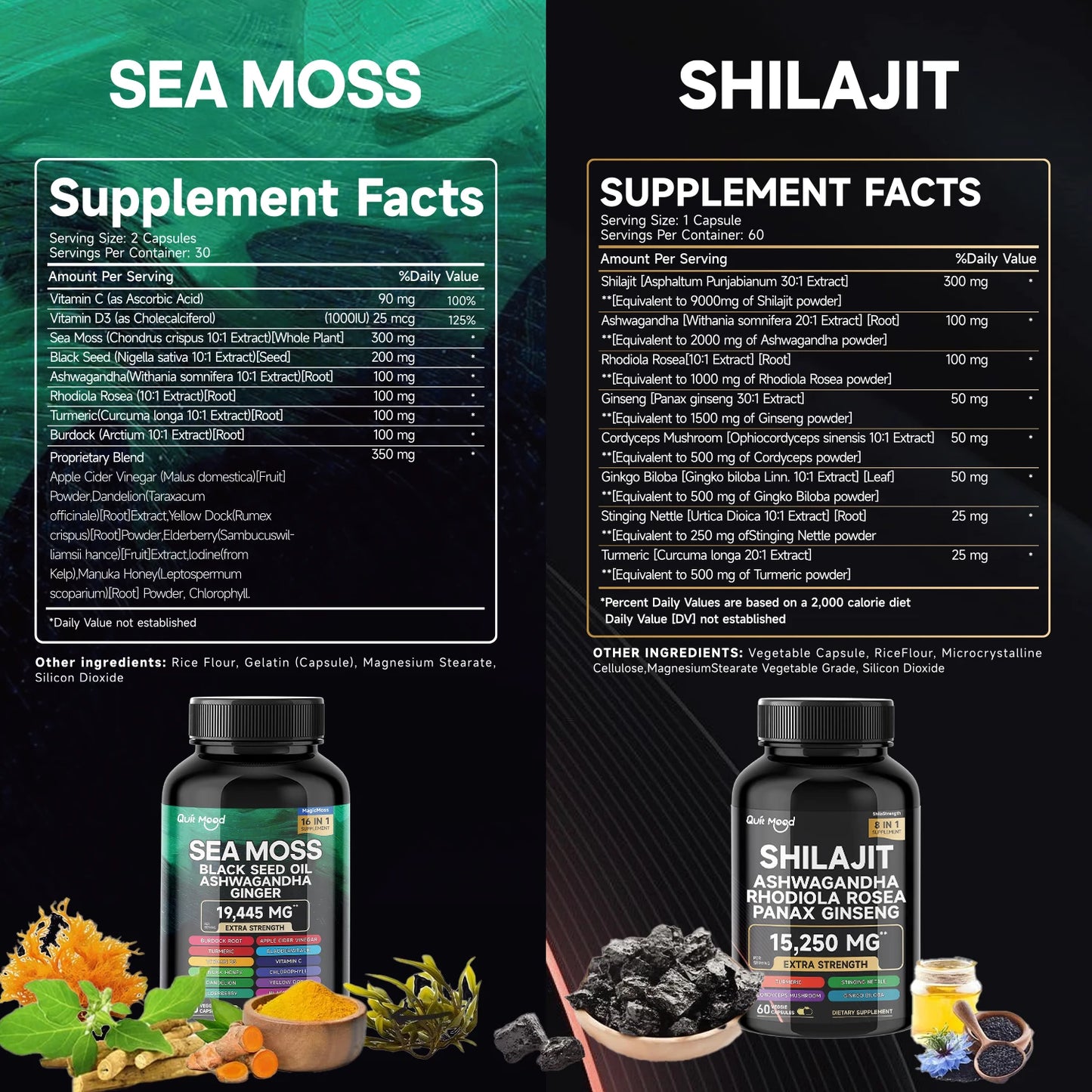 Sea Moss and shilajit Bundle with Sea
