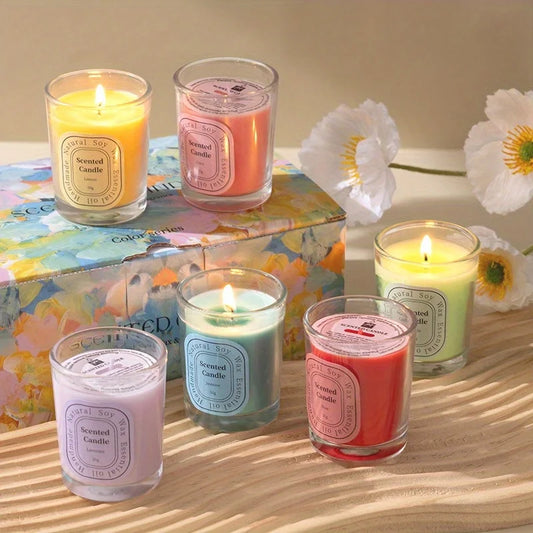 Scented Multi-Color Candle for Home.
