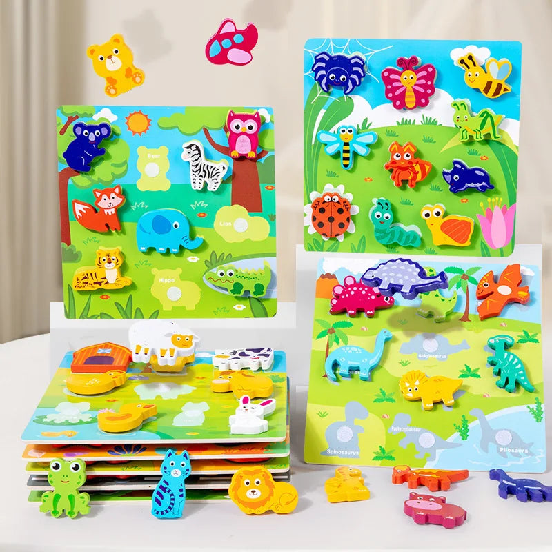 Children's 3D Puzzle Early Education.