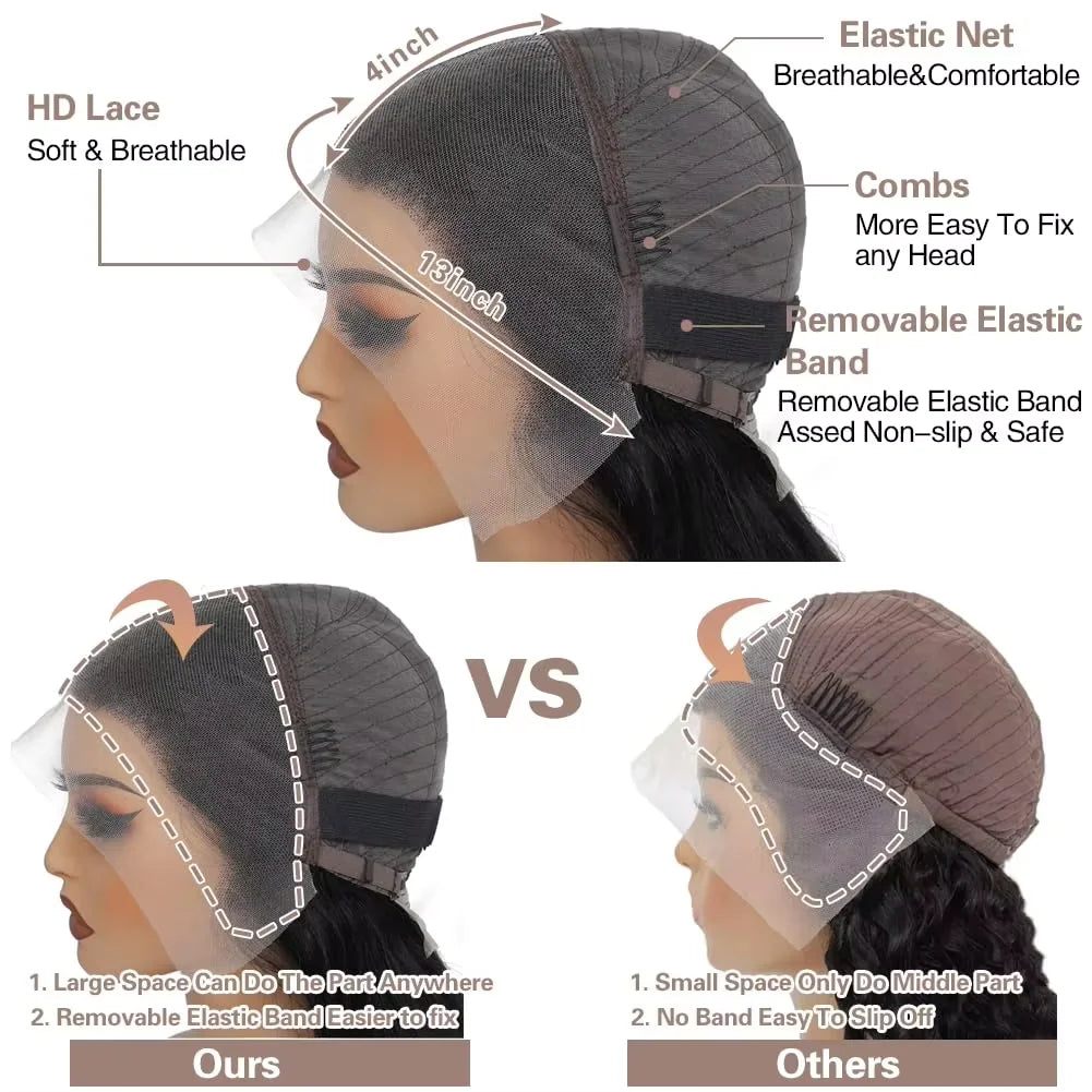 Body Wave Wig Human Hair HD Lace.