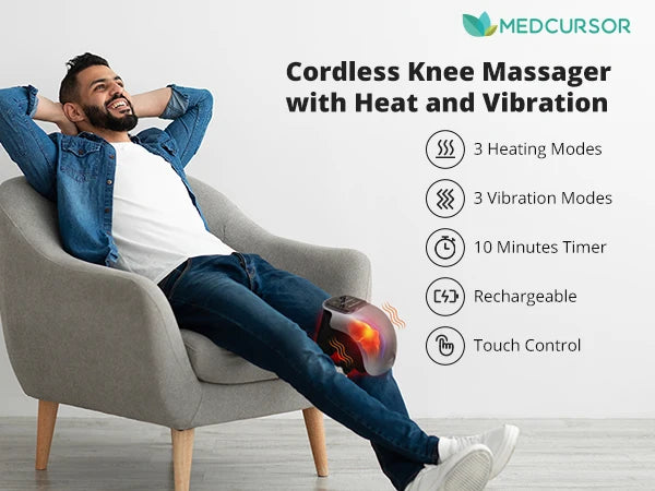 Cordless Knee Massager with Heat.