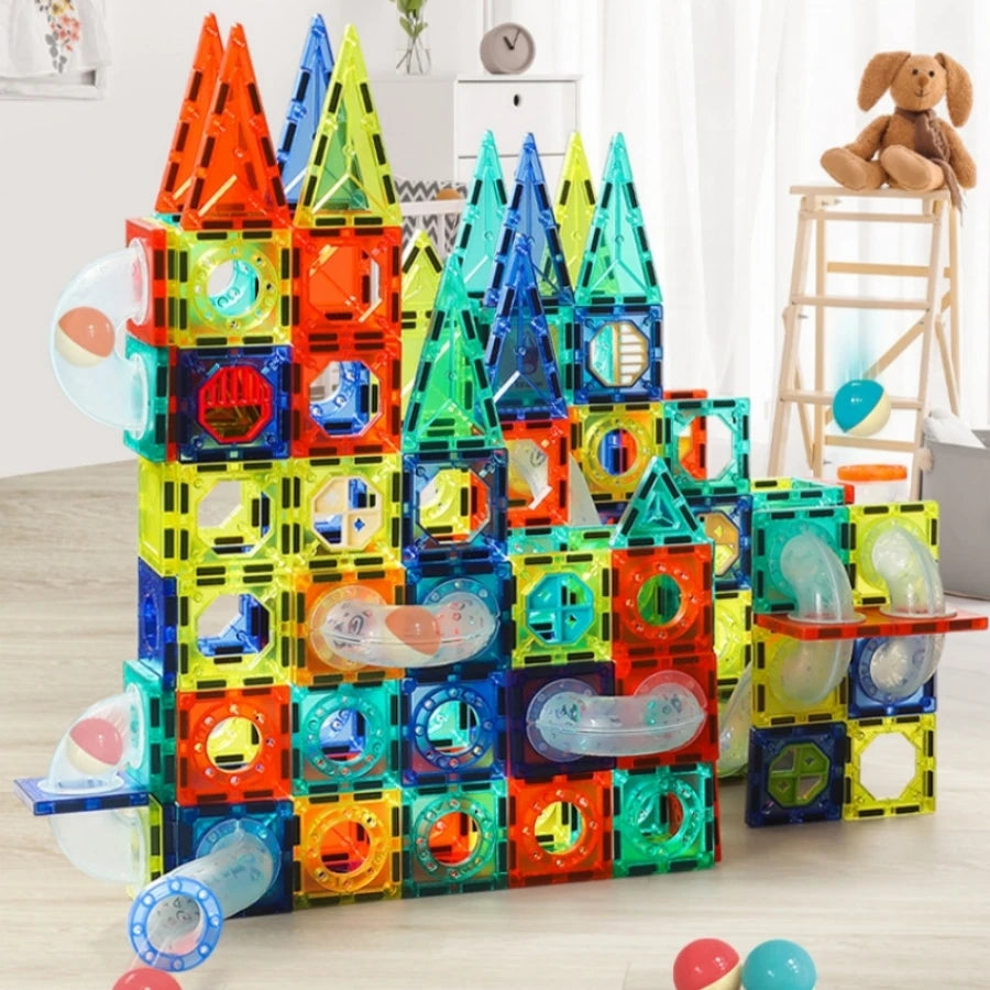 Children's Pipe Magnetic Building Blocks.