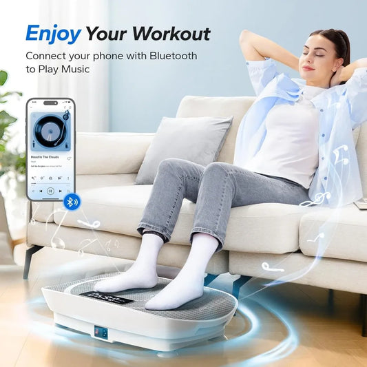 Vibration Plate Exercise Machine, Whole Body Workout.