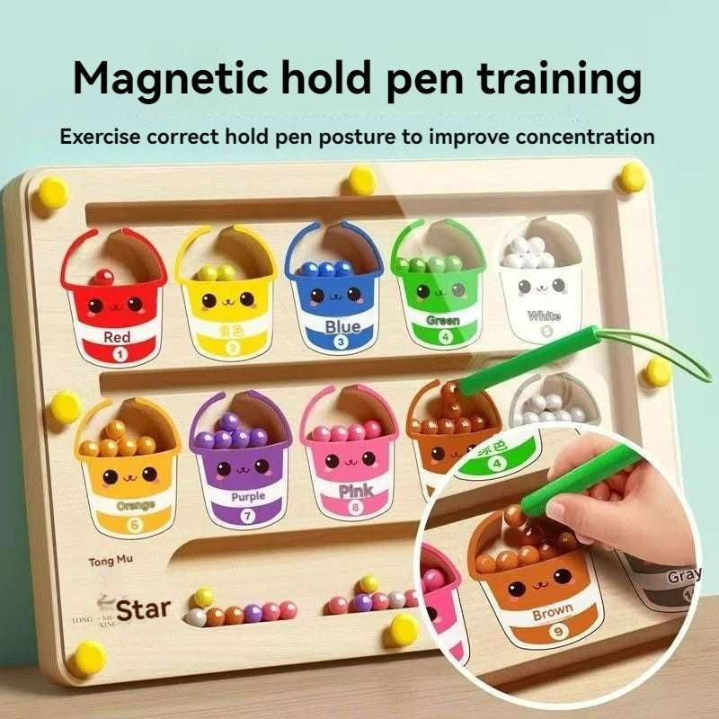 Children's Magnetic Maze Toy.